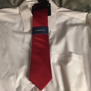 Croft & Borrow Red neck tie